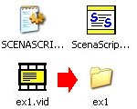 la production du dossier au nom du fichier
